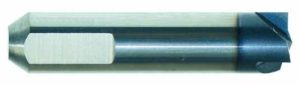 Foret à dépointer carbure monobloc (Spottle drill), meulé, affûtage E